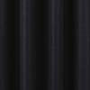 RT Designer Collection Cindy Textured 2 Pack Grommet Curtain Panel 36" x 84" Black