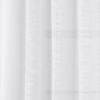 RT Designers Collection Dexter Linen Texture Grommet Sheer Curtain Panel Pair 36" x 84" White