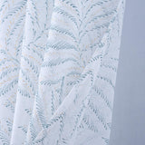 RT Designers Collection Faye Grommet Metallic Sheer Printed Doily Curtain Panel Pair 36" x 84" Sage