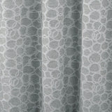 RT Designer Collection Jasper Lurex Jacquard 2 Pack Grommet Curtain Panel 36" x 84" Silver