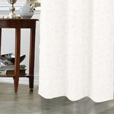 RT Designer Collection Jasper Lurex Jacquard 2 Pack Grommet Curtain Panel 36" x 84" White