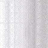RT Designer Collection Laura Textured Sheer Rod Pocket Luxurious Modern Design Curtain Panel Pair 37" x 84" White