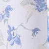 RT Designers Collection Meadow Grommet Metallic Sheer Printed Doily Curtain Panel Pair 36" x 84" Blue