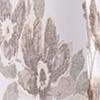 RT Designers Collection Meadow Grommet Metallic Sheer Printed Doily Curtain Panel Pair 36" x 84" Taupe