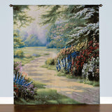Saturday Knight Ltd Endless Summer Printed And Woven Window Panels - 2 Piece - 72x84", Multi
