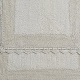 RT Designers Collection Adriano 2 Pieces Premium Cotton Anti Skid Bath Rug Set Ivory