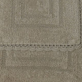 RT Designers Collection Adamo 2 Pieces Premium Cotton Anti Skid Bath Rug Set Taupe