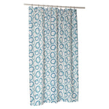 Carnation Home Fashions "Circles," Shower Stall-Sized Polyester Shower Curtain Liner - Multi 54x78"