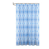 RT Designers Collection 90 GSM Printed Peva Glit Jaxx Shower Curtain 70" x 72" Blue