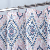 RT Designers Collection 90 GSM Printed Peva Glit Jaxx Shower Curtain 70" x 72" Blush