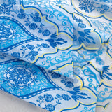 RT Designers Collection 90 GSM Printed Peva Glit Jaxx 13 Piece Shower Curtain Set 70" x 72" Blue