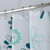 RT Designers Collection 90GSM Peva Glit Printed Romy Shower Curtain 70" x 72" Blue