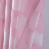 RT Designers Collection 90GSM Peva Glit Printed Leopard Shower Curtain 70" x 72" Blush