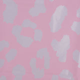 RT Designers Collection 90GSM Peva Glit Printed Leopard Shower Curtain 70" x 72" Blush