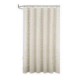 RT Designers Collection 90GSM Peva Glit Printed Leopard Shower Curtain 70" x 72" Tan