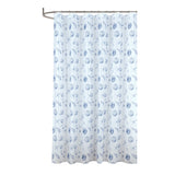 RT Designers Collection 90 GSM Printed Peva Glit Caspian Shower Curtain 70" x 72" Blue