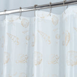 RT Designers Collection 90 GSM Printed Peva Glit Caspian Shower Curtain 70" x 72" Tan