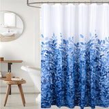 RT Designers Collection 90GSM Peva Glit Printed Suri Shower Curtain 70" x 72" Blue