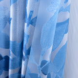 RT Designers Collection 90GSM Peva Glit Printed Suri Shower Curtain 70" x 72" Blue