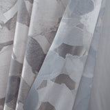 RT Designers Collection 90GSM Peva Glit Printed Suri Shower Curtain 70" x 72" Grey