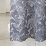 RT Designers Collection 90GSM Peva Glit Printed Suri Shower Curtain 70" x 72" Grey