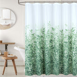 RT Designers Collection 90GSM Peva Glit Printed Suri Shower Curtain 70" x 72" Sage