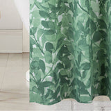 RT Designers Collection 90GSM Peva Glit Printed Suri Shower Curtain 70" x 72" Sage