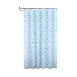 RT Designers Collection 90GSM Peva Glit Printed Terrazzo Shower Curtain 70" x 72" Blue