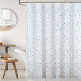 RT Designers Collection 90GSM Peva Glit Printed Terrazzo 13 Piece Shower Curtain Set 70" x 72" Tan