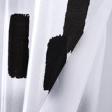 RT Designers Collection 90 GSM Printed Peva Glit Brush Stroke Shower Curtain 70" x 72" Grey