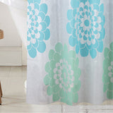 RT Designers Collection 90GSM Peva Glit Printed Marigold Shower Curtain 70" x 72" Seafoam