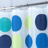 RT Designers Collection 90 GSM Printed Peva Glit Dorothy Shower Curtain 70" x 72" Blue