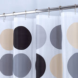 RT Designers Collection 90 GSM Printed Peva Glit Dorothy 13 Piece Shower Curtain Set 70" x 72" Charcoal
