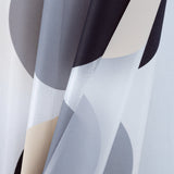 RT Designers Collection 90 GSM Printed Peva Glit Dorothy 13 Piece Shower Curtain Set 70" x 72" Charcoal