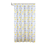 RT Designers Collection 90GSM Peva Glit Printed Tiles Shower Curtain 70" x 72" Yellow