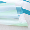 RT Designers Collection 90 GSM Printed Peva Glit Evan Shower Curtain Seafoam 70