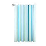 RT Designers Collection 90 GSM Printed Peva Glit Evan 13 Piece Shower Curtain Set 70" x 72" Seafoam