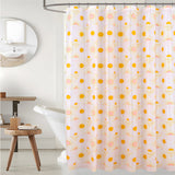 RT Designers Collection 90GSM Peva Glit Printed Sun Shower Curtain 70" x 72" Muticolor