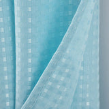 RT Designer Collection Bento Waffle Jacquard Shower Curtain 70" x 72" Blue