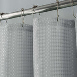 RT Designer Collection Bento Waffle Jacquard Shower Curtain 70" x 72" Charcoal