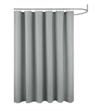 RT Designer Collection Bento Waffle Jacquard Shower Curtain 70" x 72" Charcoal