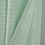 RT Designer Collection Bento Waffle Jacquard Shower Curtain 70" x 72" Sage