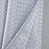 RT Designer Collection Bento Waffle Jacquard Shower Curtain 70" x 72" Silver