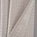 RT Designer Collection Bento Waffle Jacquard Shower Curtain 70" x 72" Taupe