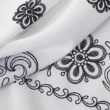 RT Designers Collection Coby Embroidered Stylish Shower Curtain 70