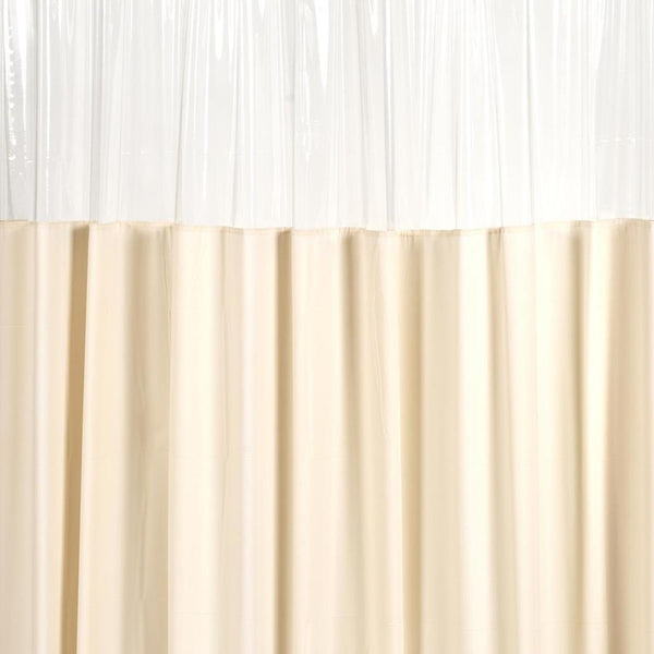 Carnation Home Fashions "Window" Vinyl Shower Curtain - 72x72