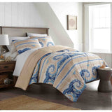 Seersucker Polyester Comforter Set Sailor Stripe by Shavel Home Products