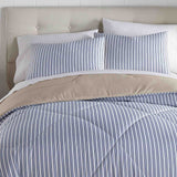 Seersucker Polyester Comforter Set Sailor Stripe by Shavel Home Products