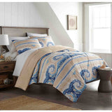 Seersucker Polyester Comforter Set Sailor Stripe by Shavel Home Products