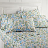 Shavel 100% Polyester Luxury Seersucker Hampton Floral Sheet Set With Matching Pillowcases Multi